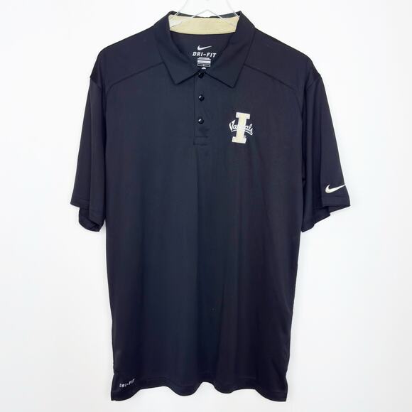 Nike Other - Nike Dri-Fit Black University of Idaho Vandals Polo T-shirt L